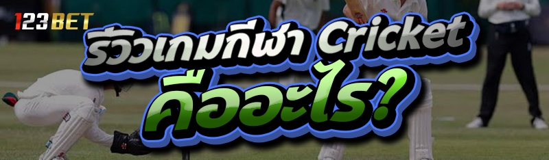 รีวิวเกมกีฬา Cricket คืออะไร?