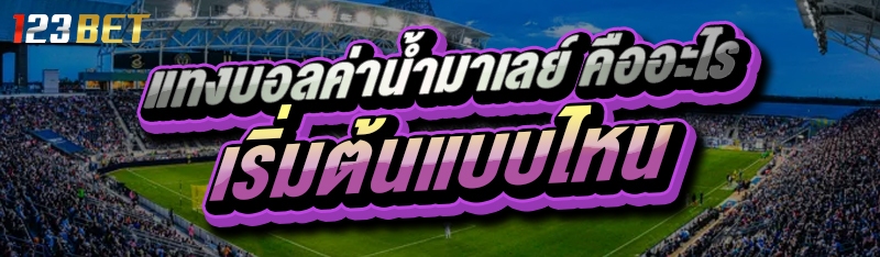 แทงบอลค่าน้ำมาเลย์ คืออะไร เริ่มต้นแบบไหน