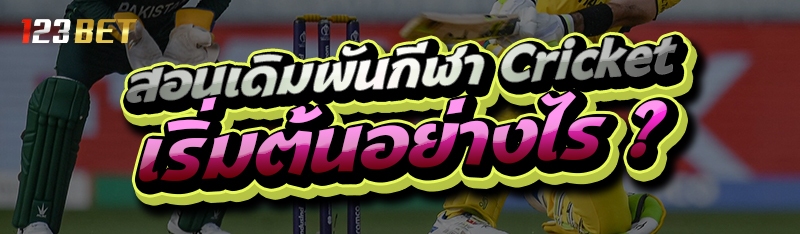 สอนเดิมพันกีฬา Cricket เริ่มต้นอย่างไร ?